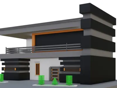LowPoly House FREE Free low-poly 3D model