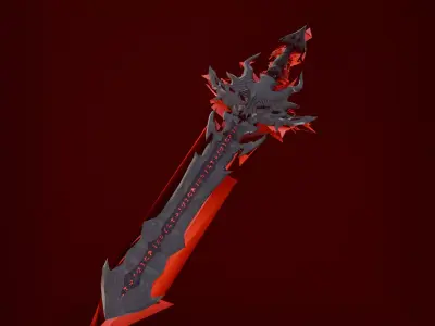 FREE Demonic Sword Free 3D model