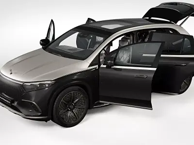 2024 Mercedes-Benz EQS SUV Maybach Night Series 3D model