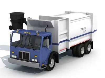Garbage Truck 3D model