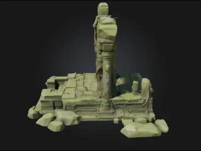 Ancient Ruins  Echoes of a Forgotten Civilization 3D model