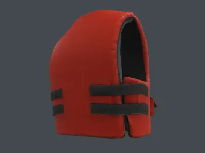 Lifejacket basic offshore 3D model
