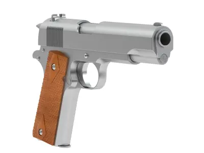 Dan Wesson M1911 ACP pistol 3D model