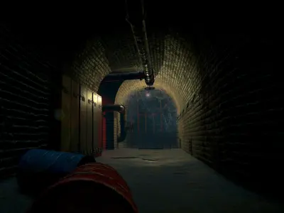 Modular Tunnels Low-poly 3D model