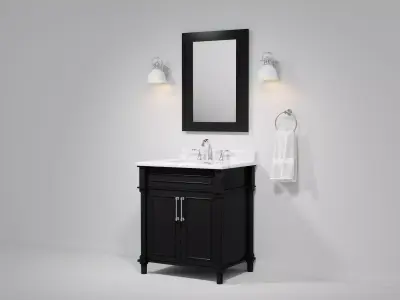 OVE Aberdeen 30 Impress Black 3D model