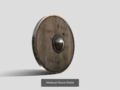 Assorted Shields 3D Model Pack