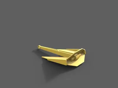 Offshore Anchor Typ C 3D print model