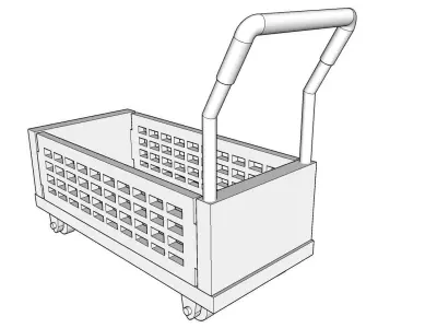 Hand Trolley 3D print model