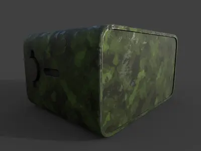 Radio Military North Low-poly 3D model
