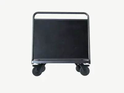 Hand Truck Low-poly 3D model 5