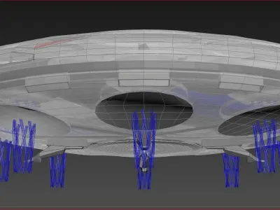 The Winged Disc - Concept 3D model