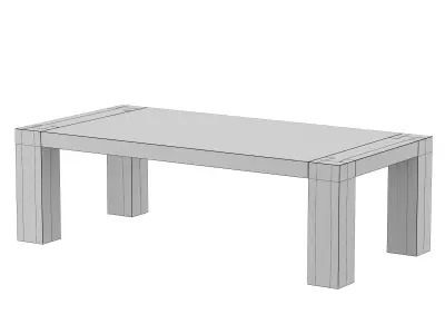 Telluride Dining Table 3D model