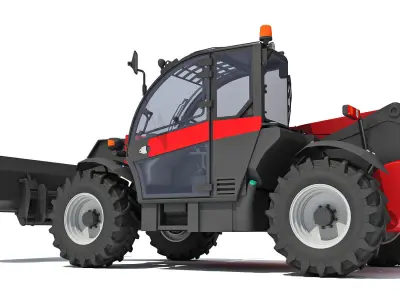 Telehandler Scoop Bucket 3D model