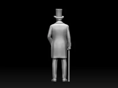 gentleman 3D print model