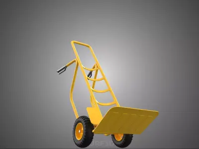 HAND TRUCK PALLET HANDTRUCK DOLLY SACK BARROW TROLLEY BOX CART 2 3D model