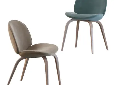 Beetle Dining Chair 3D model