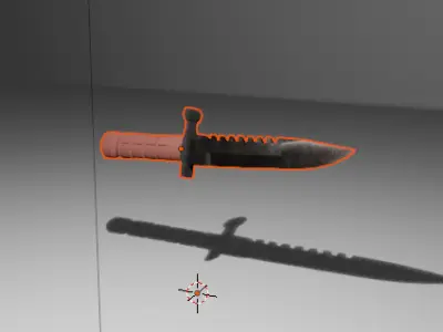knife 3D model 6