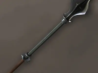Flanged Mace 3D model purchase