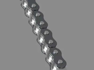Chain bicycle 3D model