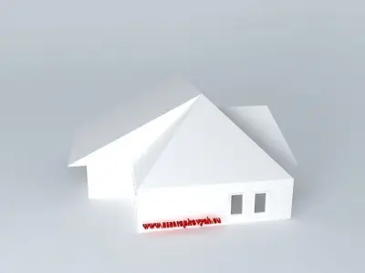 House Plan  Part plane Free 3D model