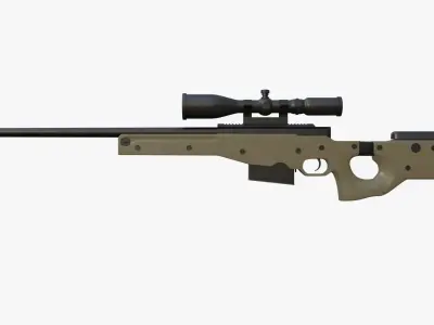 AWP Sniper Rifle 3D model purchase