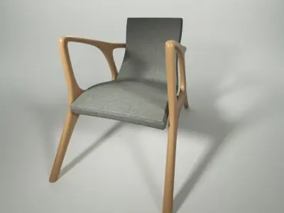 Arm chair Free 3D model