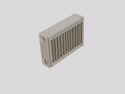Industrial Factory Cooling Radiator Housing for 3D print 3D model