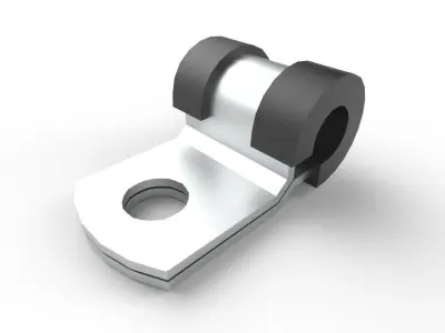 Cable Clamp M7 Low-poly 3D model