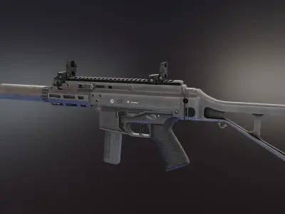 BT APC SMG Low-poly 3D model