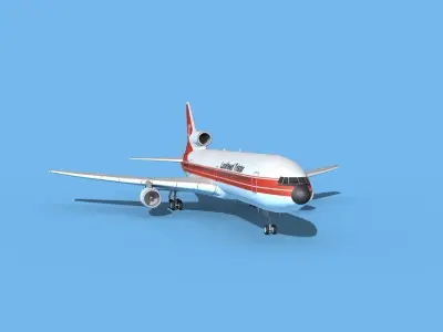 Lockheed L-1011 Tristar Lockheed 3D model
