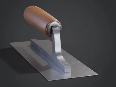 Mini Plastering Trowel 3D model