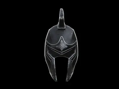 Warrior Helmet Low-poly 3D model buy