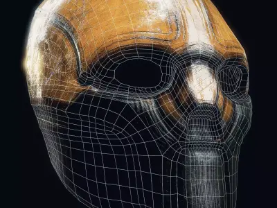 The Wastelander Halloween mask Free 3D print model