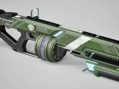 Damnflash Low-poly 3D model