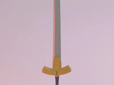 Excalibur Sword 3D model buy