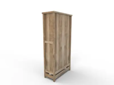 Casuarina Manufactured Wood Armoire 3D model purchase