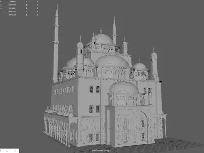 Mohamed ali mosque 3D model