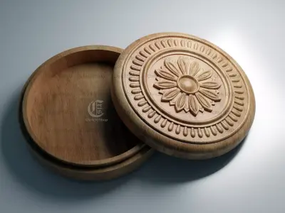 Files for CNC and 3D Printer - Jewelry Box  3D print model