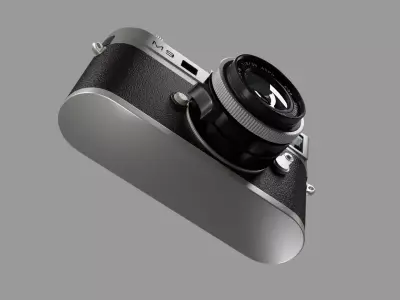 3D model Leica M9 silver 3D model