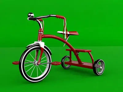 Kids Tricycle 3D model