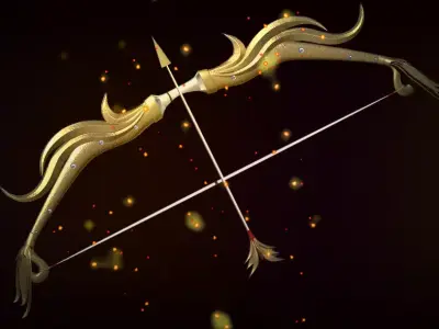 Fantasy Bow 3D model