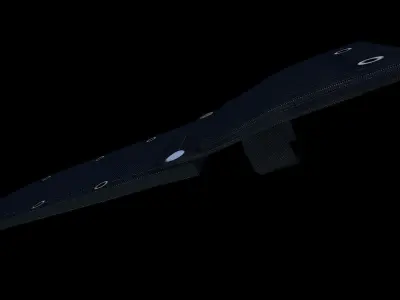 Smatchet knife sheath Low-poly 3D model