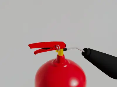 fire extinguisher 3D model 8
