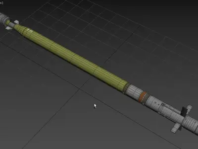 FIM 92 Stinger Missile 3D model