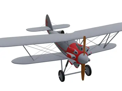 Polikarpov I-5 Low-poly 3D model purchase
