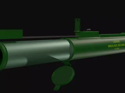 M72 Law Low Poly Low-poly 3D model