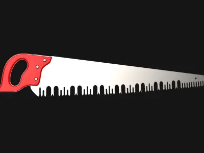 Tuttle teeth saw 3D model