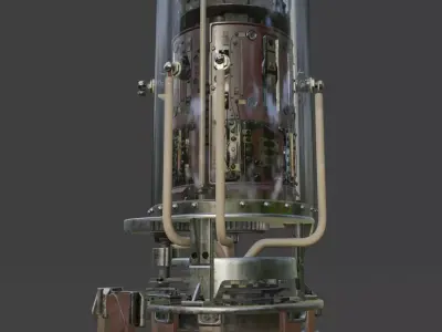 Transformer on-load tap changer OILTAP MS 3D model