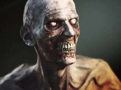 Zombie - Game Character 3D model