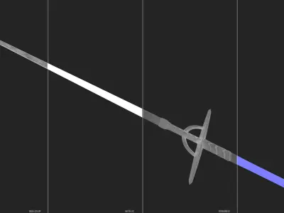 Sword - Dark Fantasy Low-poly 3D model purchase